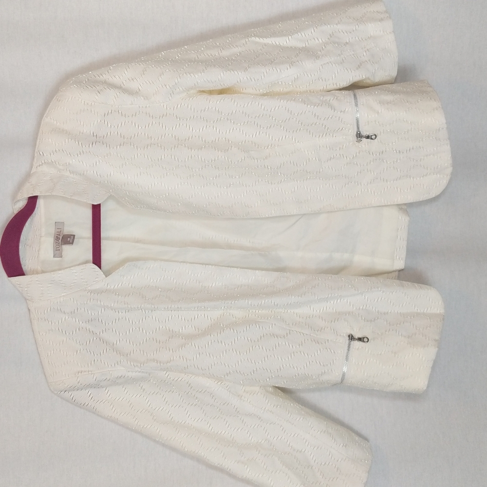 Roz & Ali White Women's Blazer